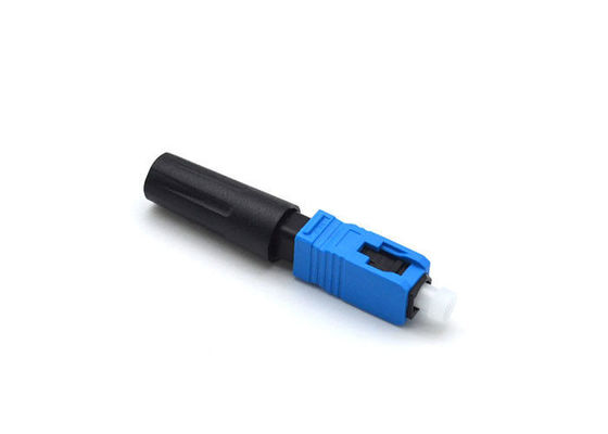 50mm Blue Field Assembly Connector Single Mode For FTTB / FTTH 250 - 900um Diameter supplier